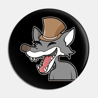 Wolf Comic Cap Pin