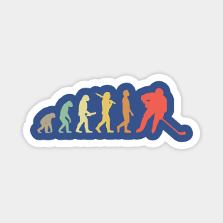 Ice Hockey Human Evolution 1 Magnet