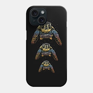 Colorful Sea Turtles | Please Protect Our Seas And Recycle Phone Case