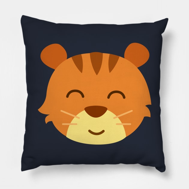 Tiger Face Pillow by samshirts