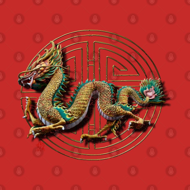 Chinese Dragon Kung-Fu by 8 Fists of Tees