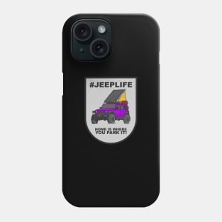 Jeep Life Jeep Wrangler Offroad 4x4 - Purple Phone Case