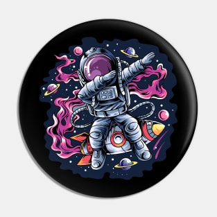 Astronaut With Rocket Pin