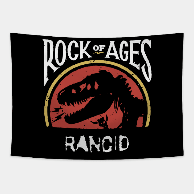 rancid rock of ages Tapestry by matilda cloud