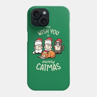 Caroling Cats - We Wish You a Merry Catmas Phone Case