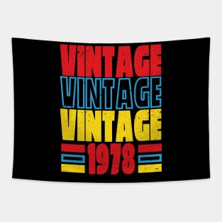 Vintage 1978 Store Sign Tapestry