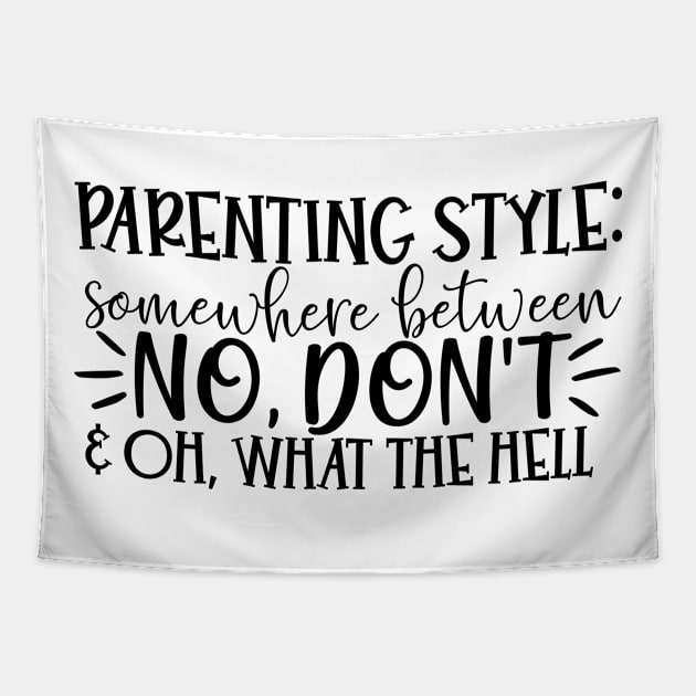 Parenting style Tapestry by Coral Graphics