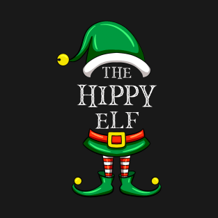 The Hippy Elf Matching Family Christmas Pajama T-Shirt