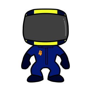 Lando Norris Custom Bobblehead - 2021 Season T-Shirt