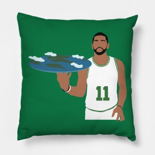 Kyrie Irving Flat Earth Celtics Pillow