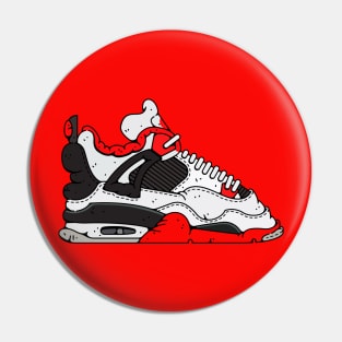 Air Jordan 4 Retro Red Cement Pin