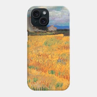 Van Gogh Wheat Field with Farmhouse Phone Case