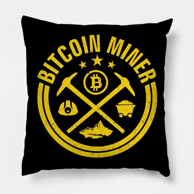 Bitcoin Miner' Amazing Cryptocurrency Bitcoin Pillow by ourwackyhome