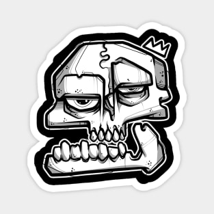 Graffiti Skull Magnet