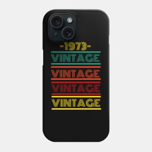 1973 Vintage Retro Colorful Phone Case