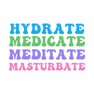 Hydrate, Medicate, Meditate... T-Shirt