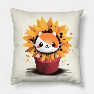 Sunflower hamster Pillow