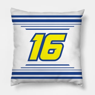 Josh Williams #16 2024 NASCAR Design Pillow