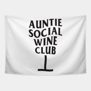 8ts Auntie Social Wine Club Tapestry