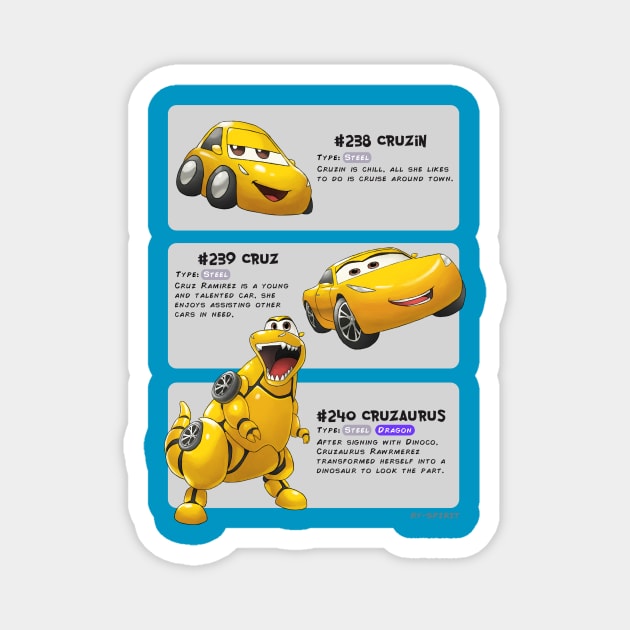 Cruz Evolutions Magnet by disneyevolutions