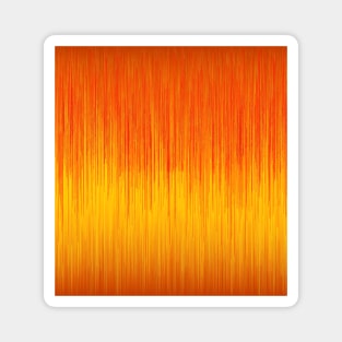 Orange And Yellow Abstract Paint Pattern Art Magnet