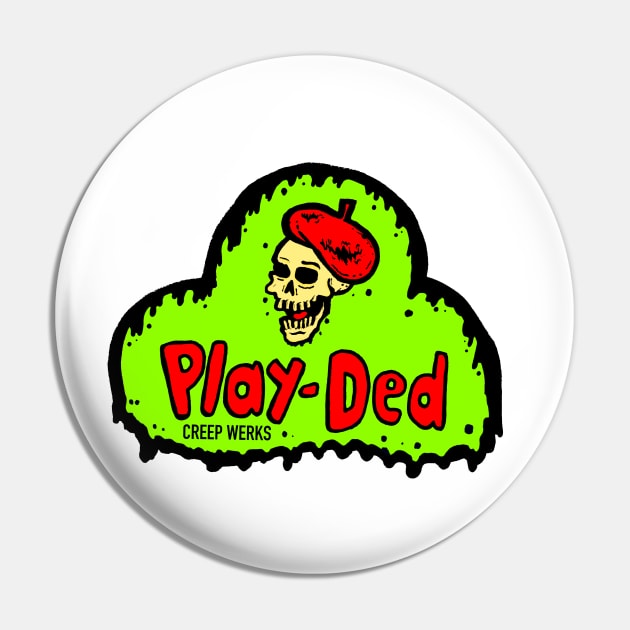 Play-Ded play-doh skull toy parody Pin by maroonbeard