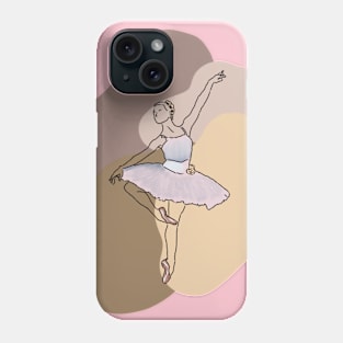 Ballerine Line Art Phone Case