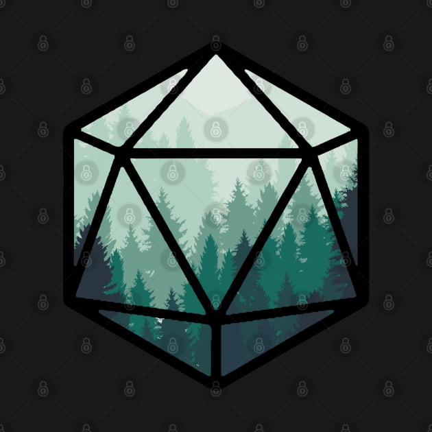 Green Forest D20 by MimicGaming