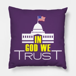 In God We Trust. Pillow