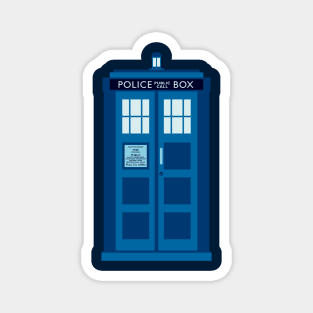 The Blue Police Box Magnet