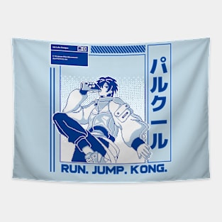 Run Jump Kong Parkour Tapestry