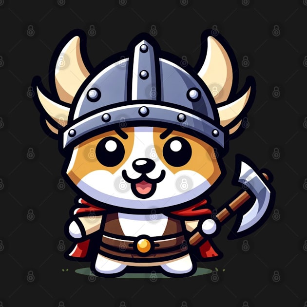 Viking corgi by Ferdi Everywhere