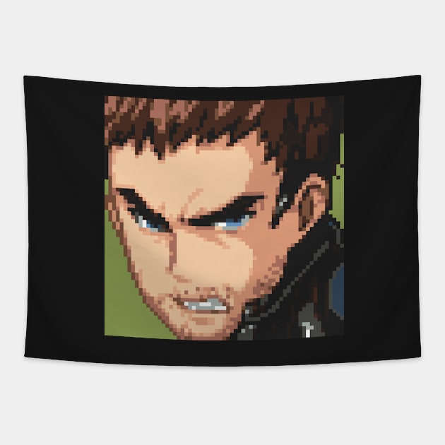 Resident Evil Pixel Art Tapestry by AlleenasPixels