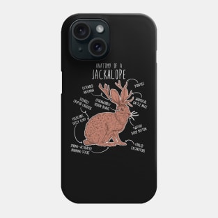 Jackalope Anatomy Phone Case