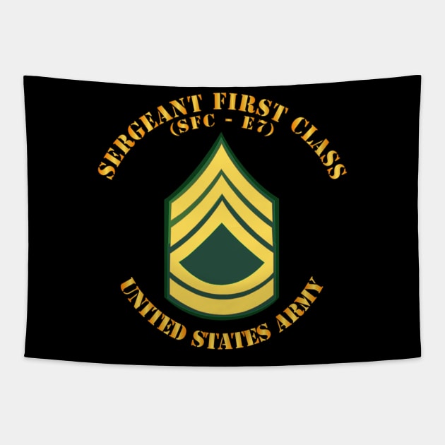 Sergeant First Class - SFC E7 Tapestry by twix123844