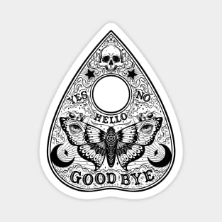 Ouija Planchette Board. Night Moth Magnet