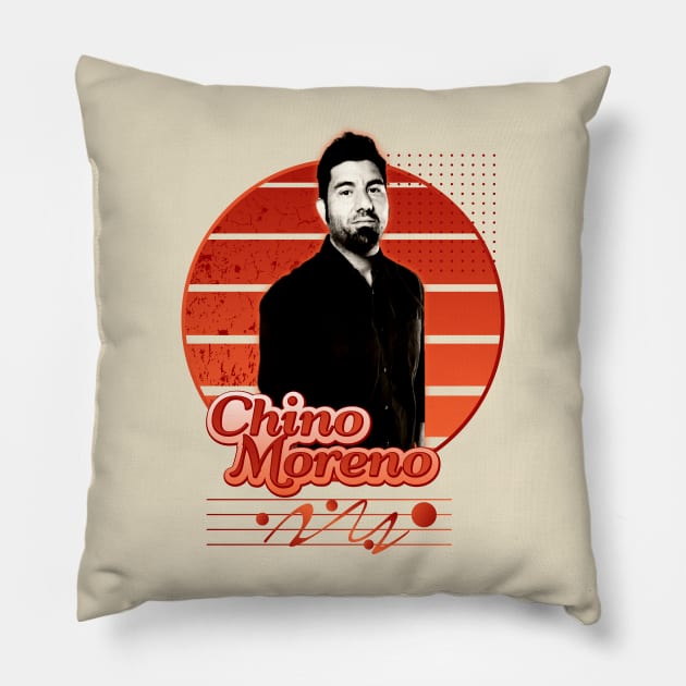 Chino Moreno | Retro Pillow by Nana On Here