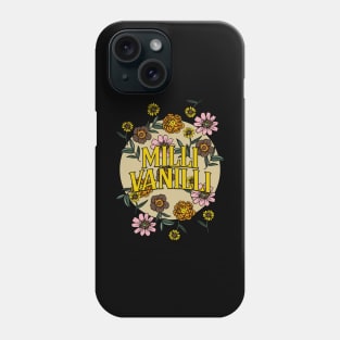 Milli Vanilli Name Personalized Flower Retro Floral 80s 90s Name Style Phone Case