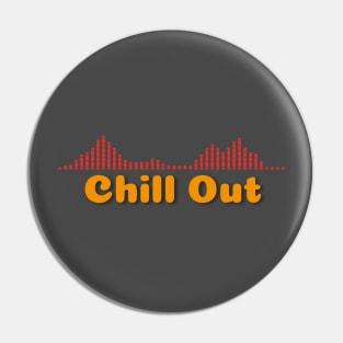 Chill Out Sound wave Music Pin