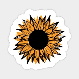 Little Aesthetic Sunflower Magnet