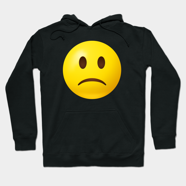 sad smiley hoodie