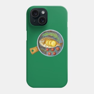 Fish Dish Watercolor Phone Case