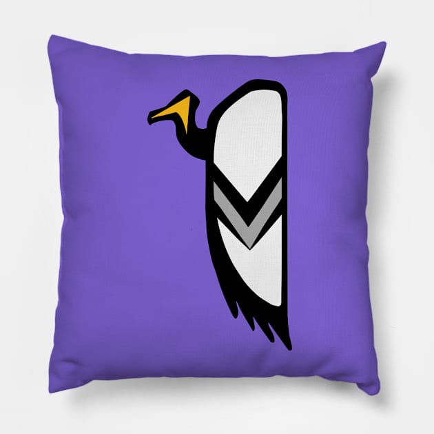 Vulture the Wise Pillow by Caving Designs