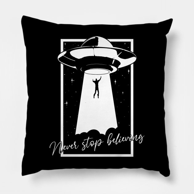 Never stop believing Pillow by ArtDiggs