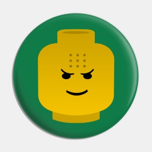 Lego head Shaolin Monk Pin