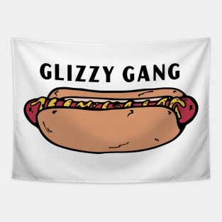 Glizzy Gang Hotdog Tapestry