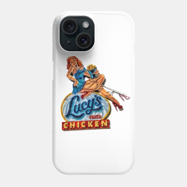 Lucy's Fried Chicken Phone Case by DogfordStudios