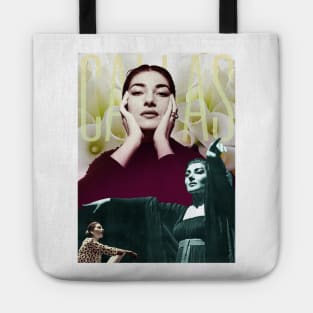 Maria Callas Collage Portrait Tote