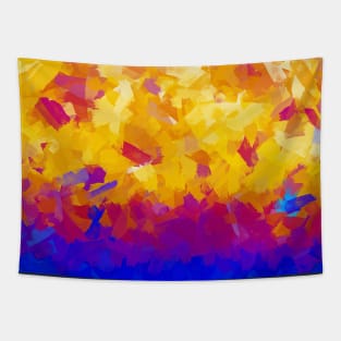 Fire Blast Abstract Painting Tapestry