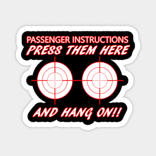Biker Motorcycle Press Them Here And Hang On Boobs Target Magnet